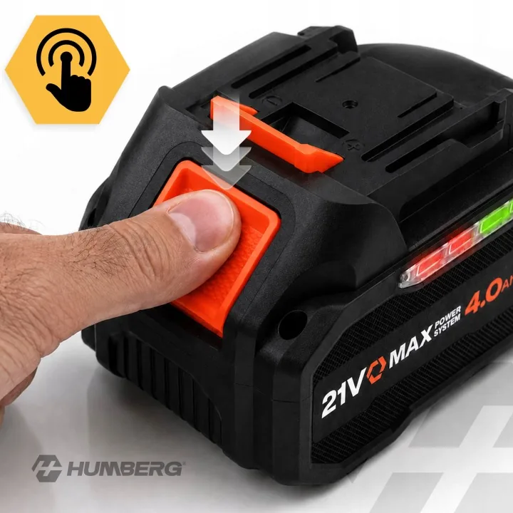 Imagine produs 7: Acumulator 21V 4Ah pentru scule electrice Humberg HM-439