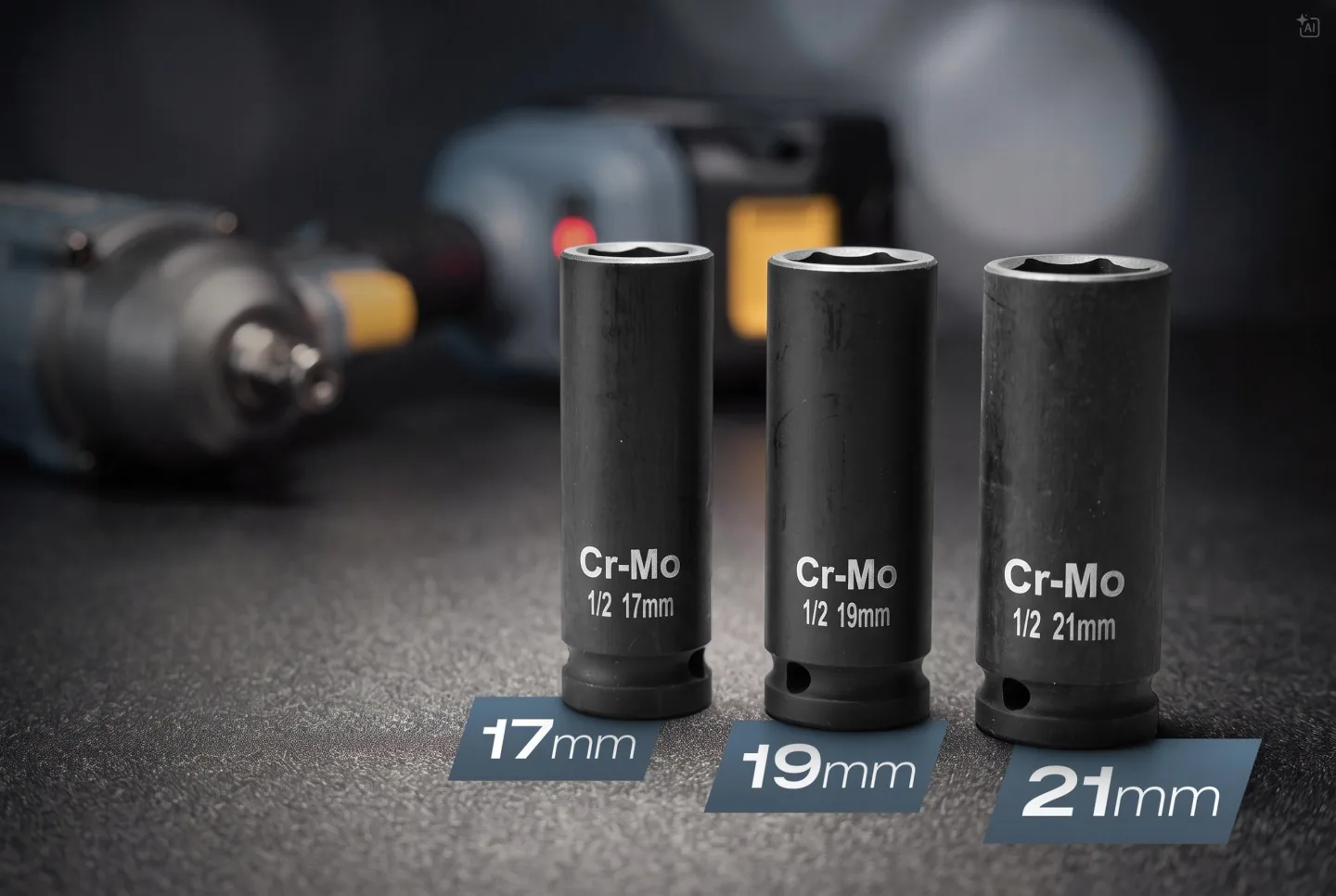 Imagine produs 15: Cheie de impact cu acumulator 21 V 350 Nm Humberg HM-440