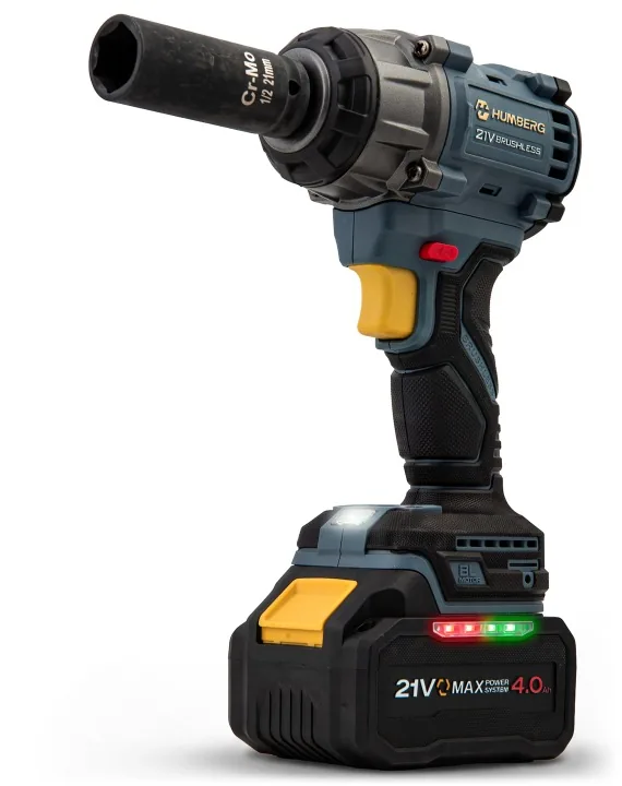 Imagine produs 21: Cheie de impact pe acumulator 21V 650Nm Humberg HM-441