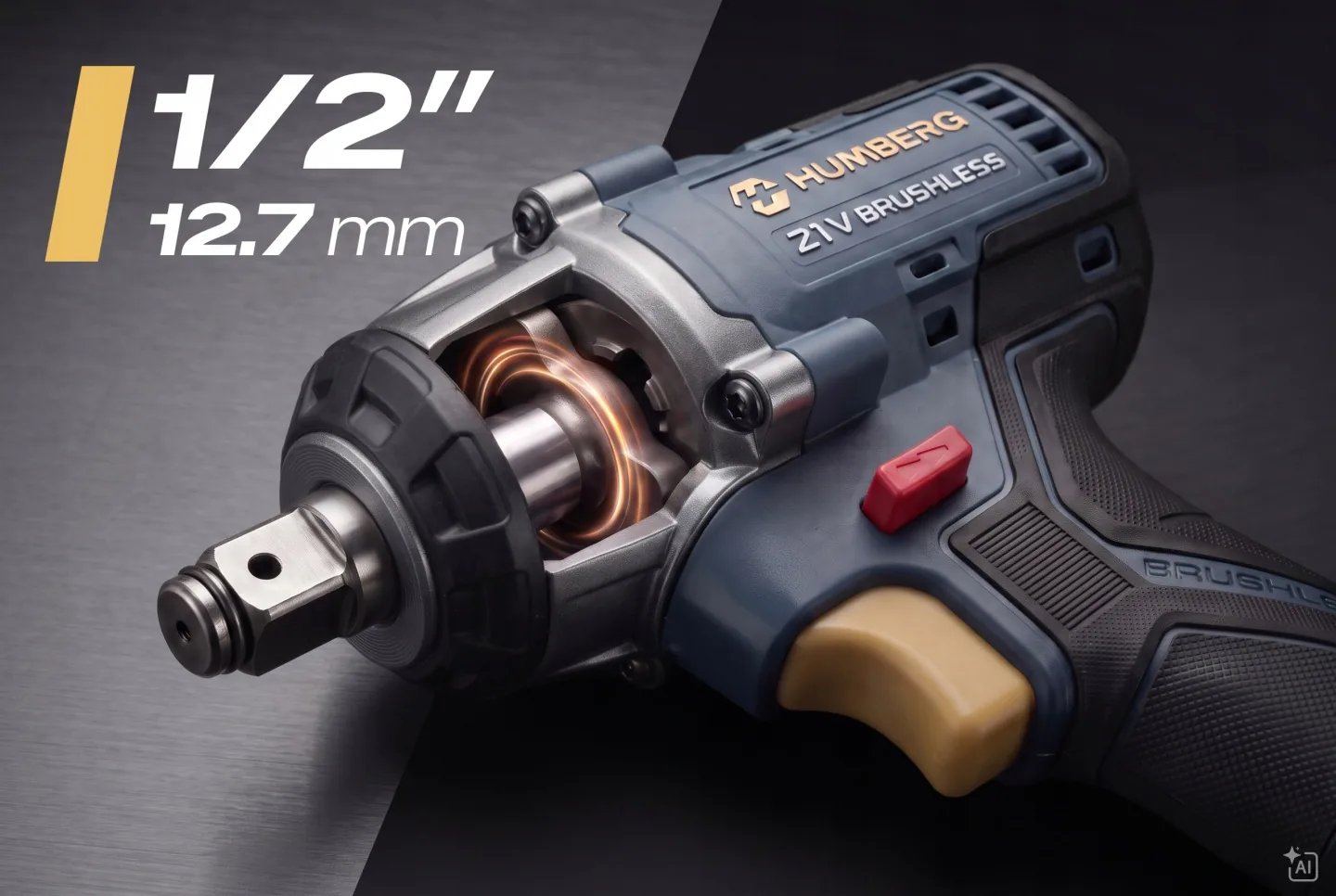 Imagine produs 5: Cheie de impact pe acumulator 21V 650Nm Humberg HM-441