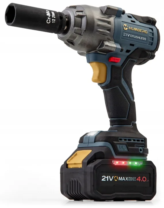 Imagine produs 23: Cheie de impact cu acumulator 21V 850Nm Humberg HM-442