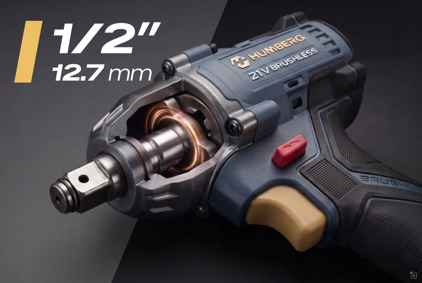 Imagine produs 7: Cheie de impact cu acumulator 21V 850Nm Humberg HM-442