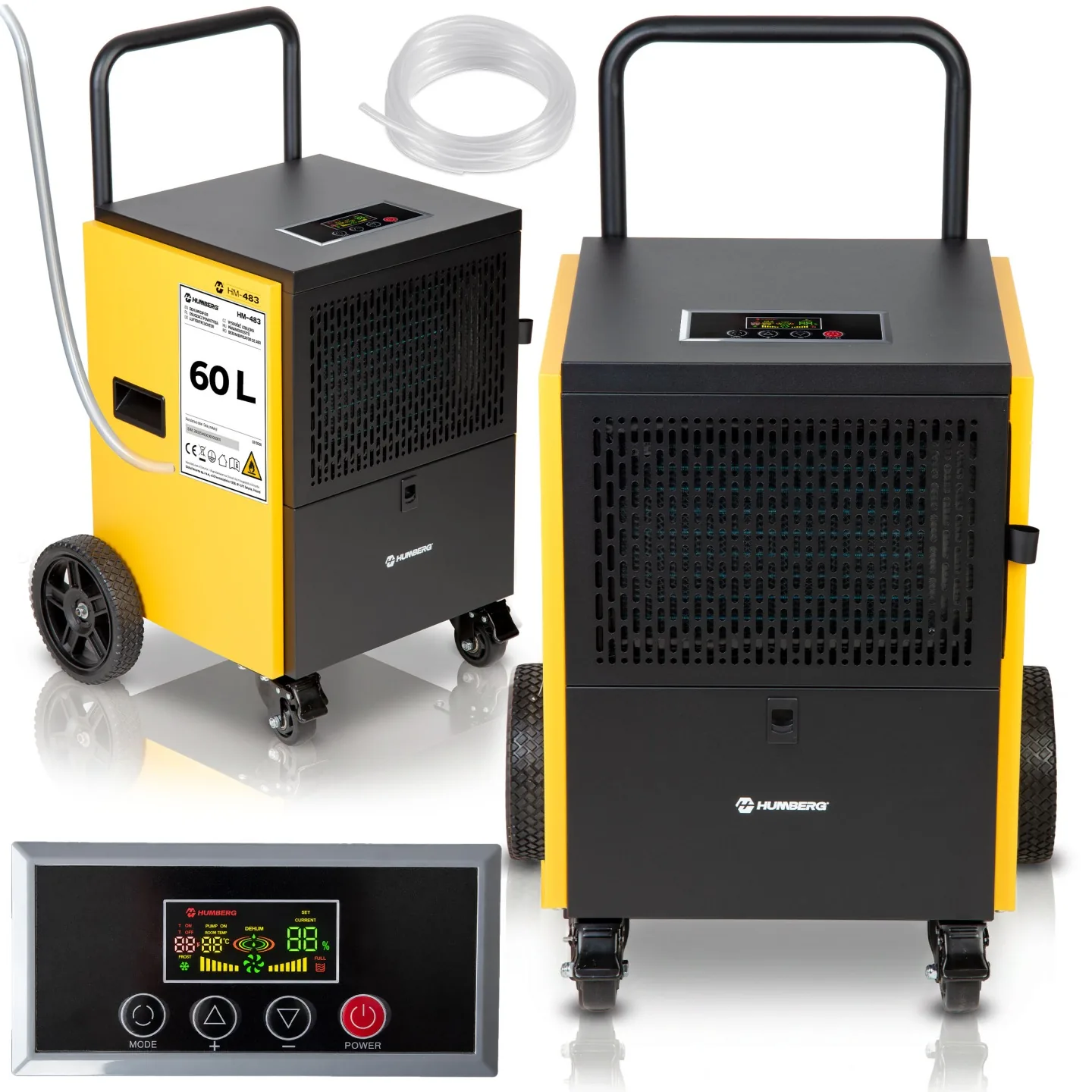 Imagine produs 29: Dezumidificator de aer industrial pentru construcții 60 l/24 h Humberg HM-483
