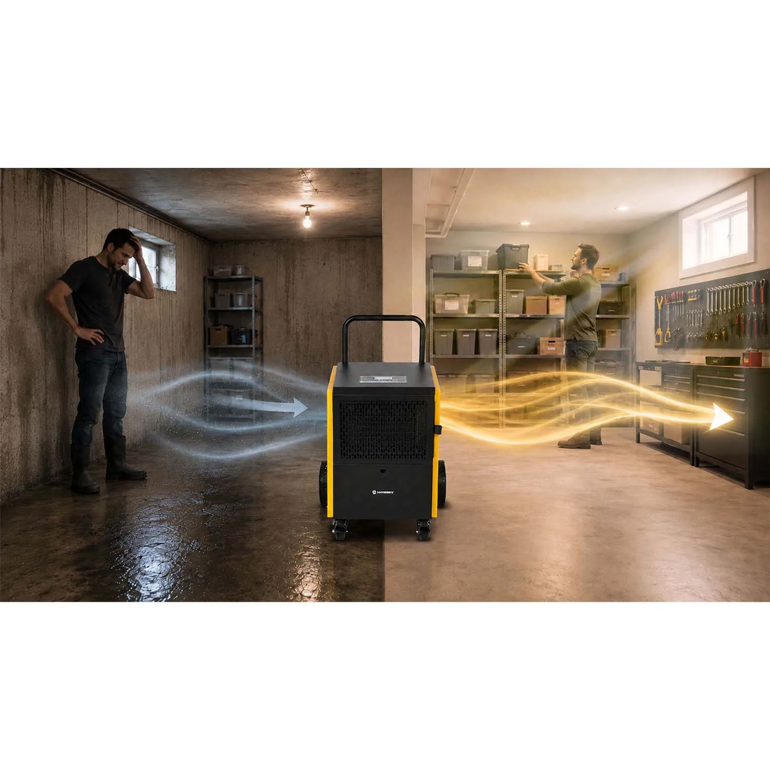 Termékkép 8: Ipari építési páramentesítő 60 l/24 h Humberg HM-483