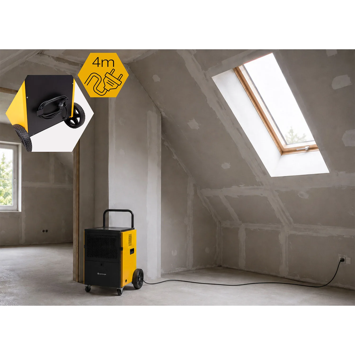 Termékkép 6: Ipari építési páramentesítő 60 l/24 h Humberg HM-483