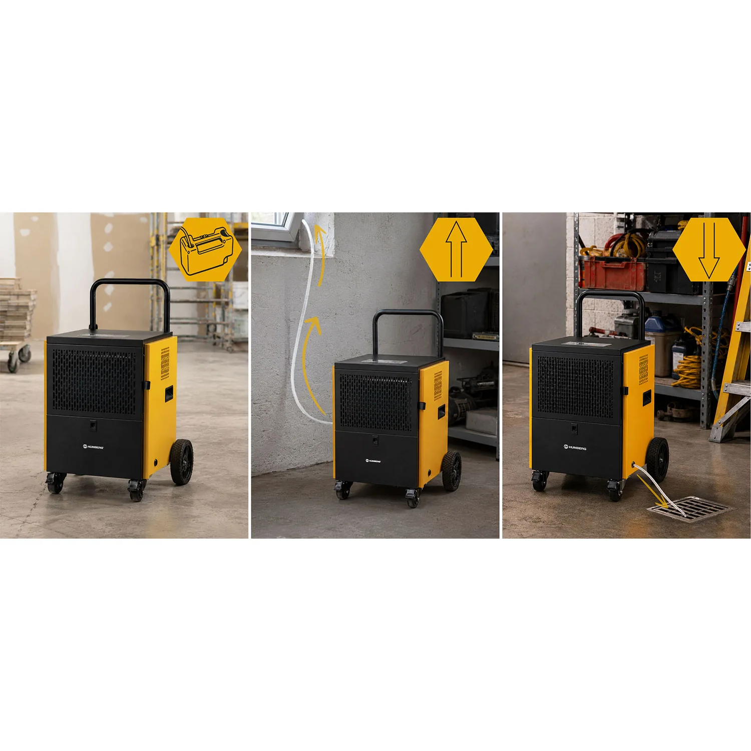 Termékkép 12: Ipari építési páramentesítő 60 l/24 h Humberg HM-483