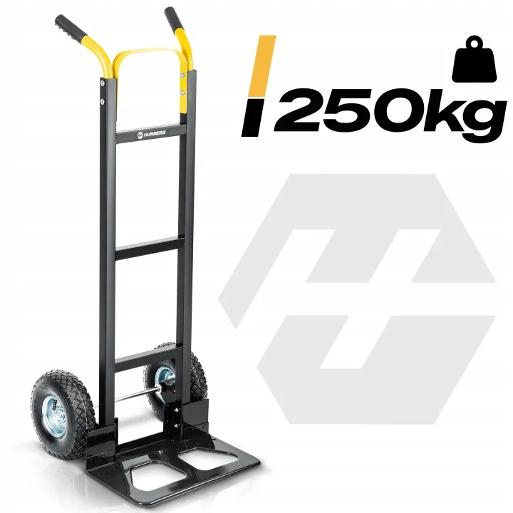 Imagine produs 5: Cărucior de transport pliabil tip diable, compact pentru depozit, 250 kg Humberg HM-516