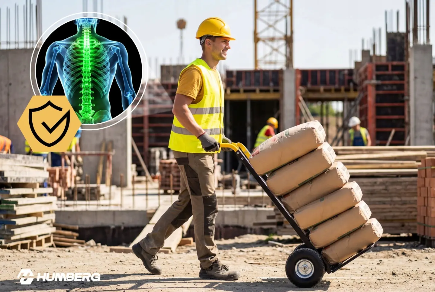 Imagine produs 10: Cărucior de transport pliabil tip diable, compact pentru depozit, 250 kg Humberg HM-516