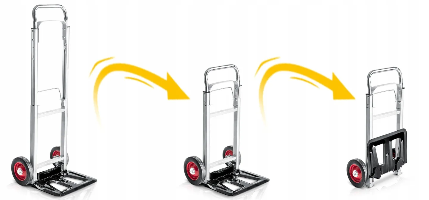 Imagine produs 7: Cărucior de transport pliabil, tip sac, pentru depozit, 90 kg Humberg HM-518