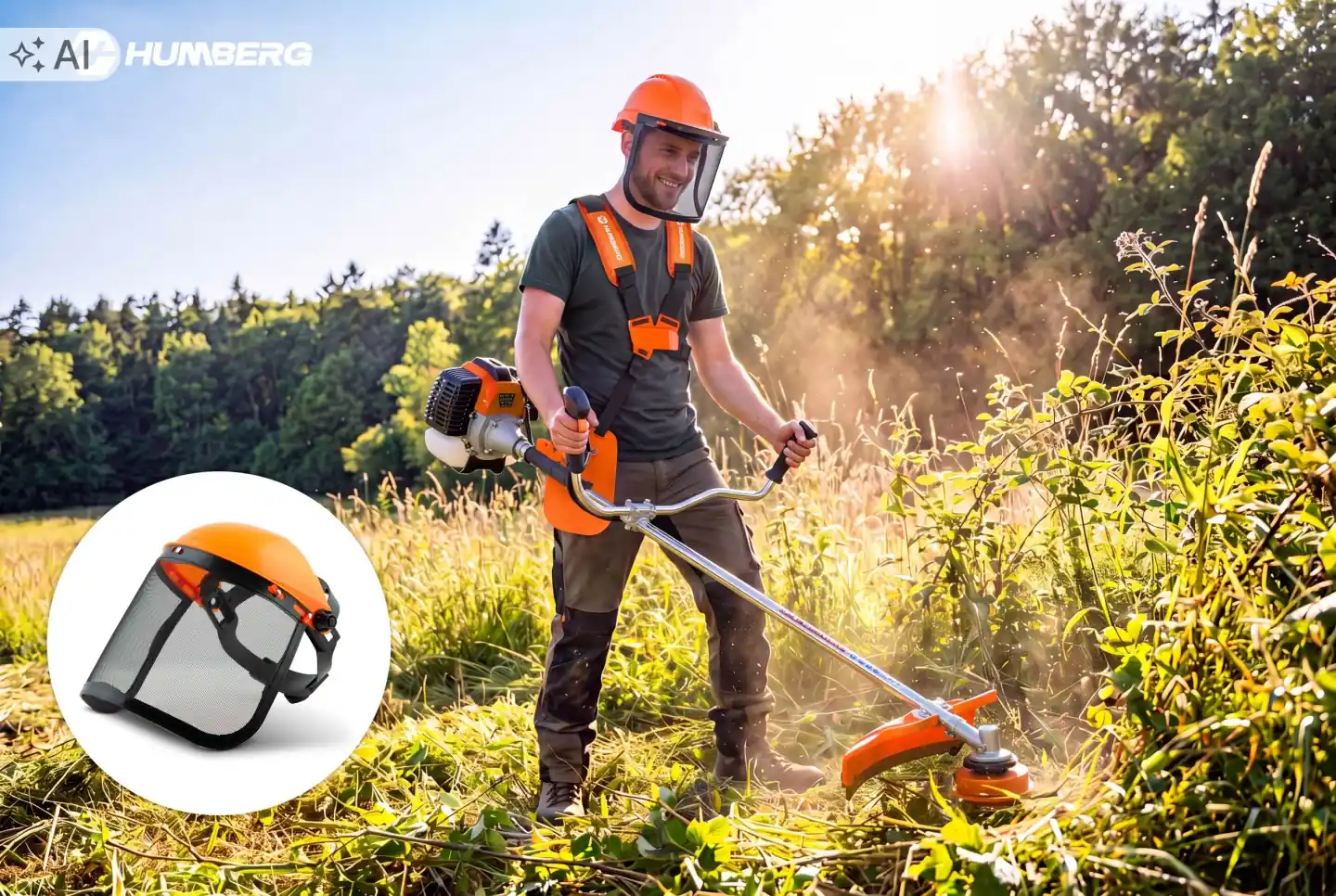 Slika proizvoda 19: Benzinska kosa, trimer 55cc + ulje Humberg HM-613