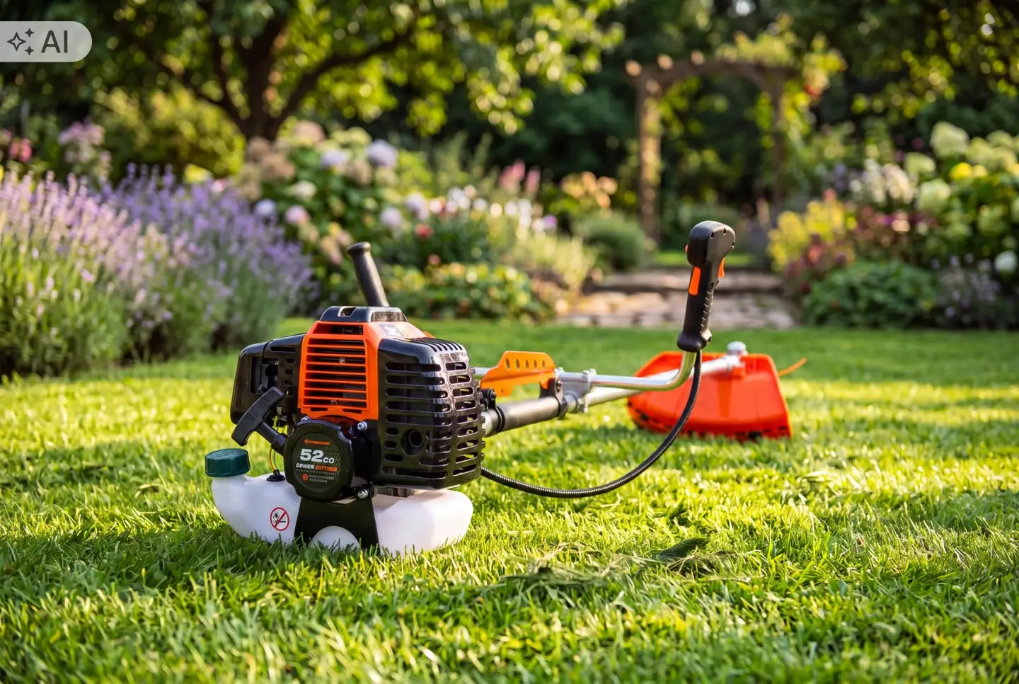 Slika proizvoda 18: Motor za benzinski trimer s ručkama 52 cm³ 7500 o/min Humberg HM-615