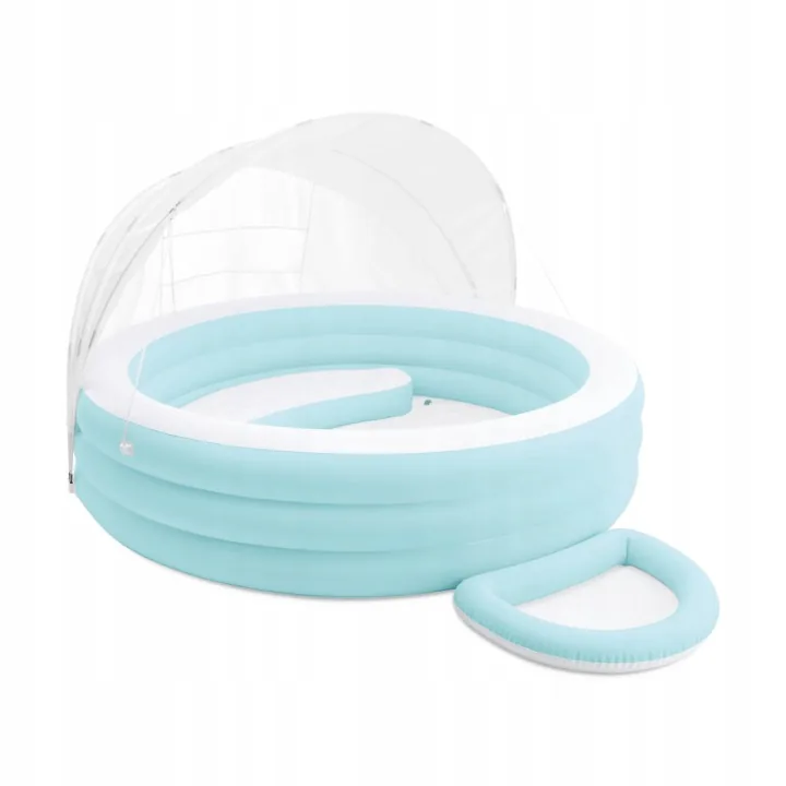 Imagine produs 6: Piscină gonflabilă pentru copii cu copertină 277x221 cm INTEX 57195