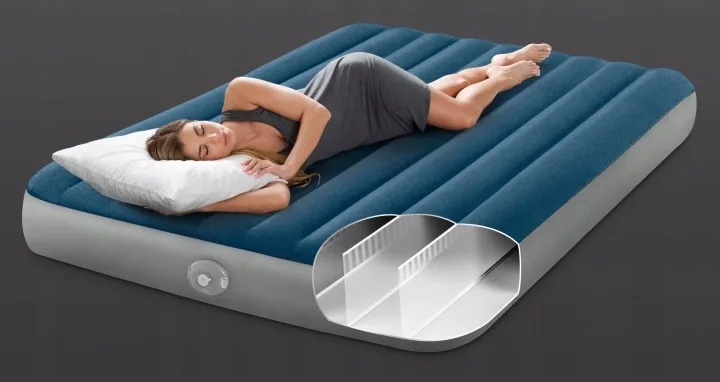 Imagine produs 4: Saltea gonflabilă 203x152x25 cm cu pompă USB încorporată INTEX 64189NP