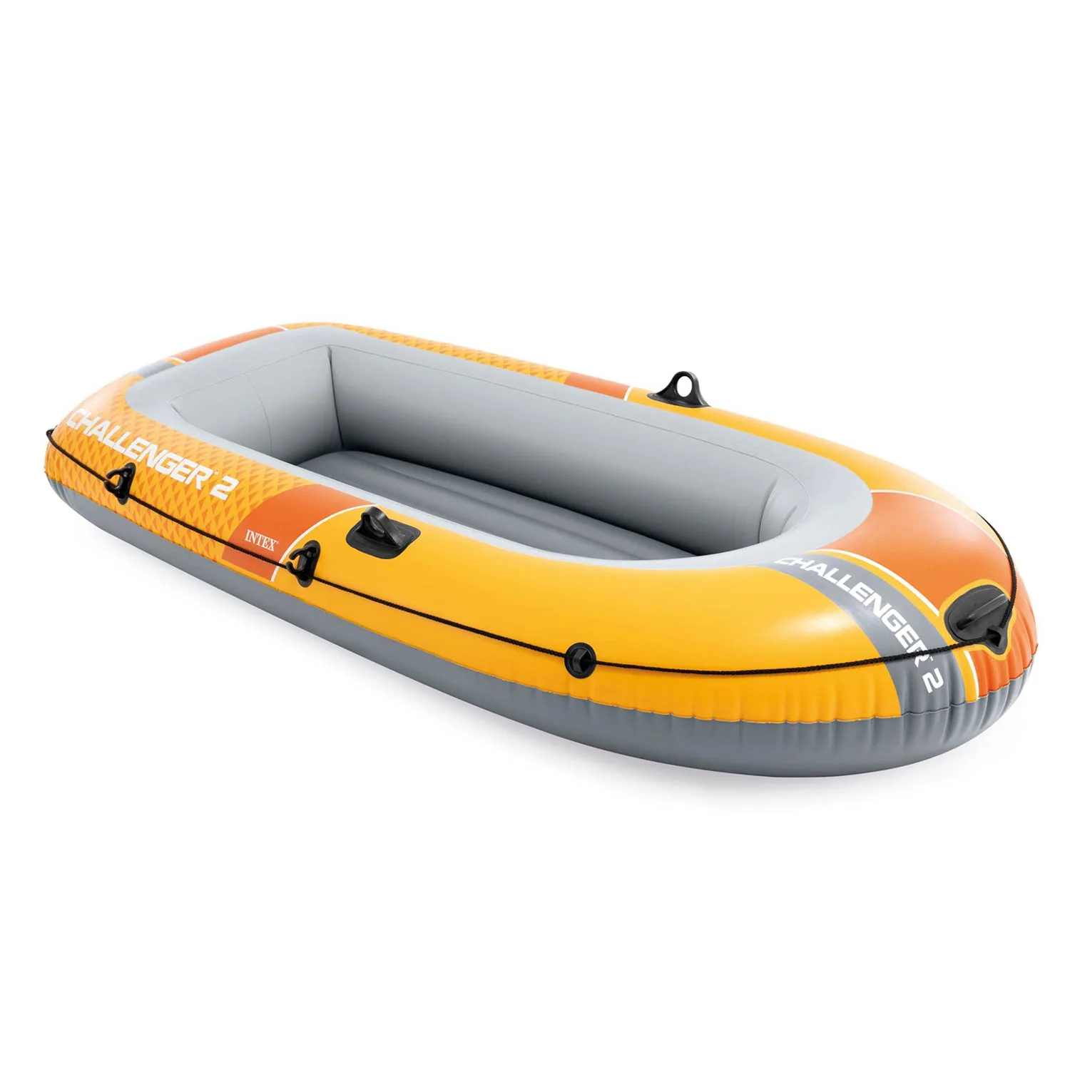 Termékkép 2: Horgászcsónak Challenger 2 személyes 200 kg 236x114x41 cm pumpa evezők INTEX 66313