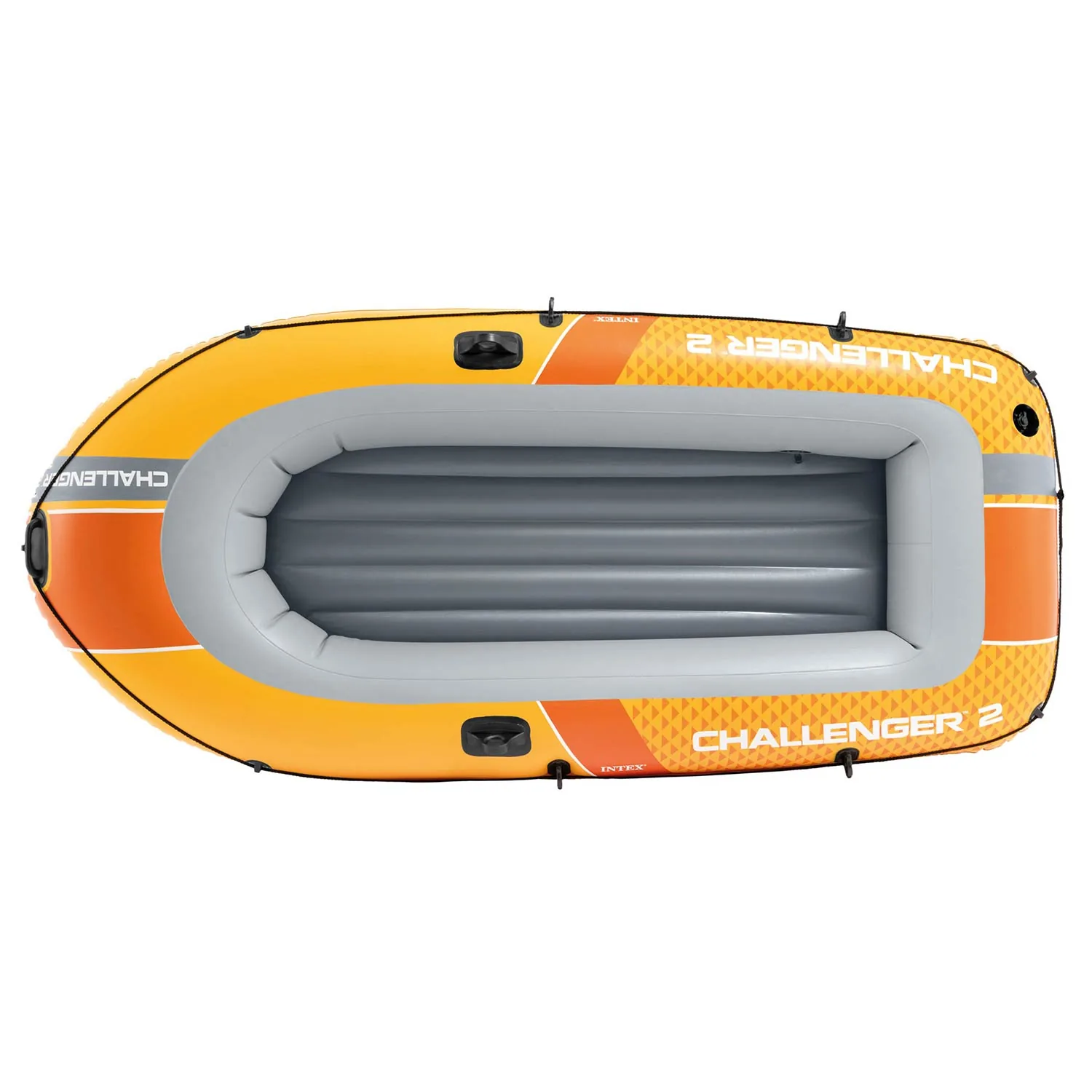 Termékkép 4: Horgászcsónak Challenger 2 személyes 200 kg 236x114x41 cm pumpa evezők INTEX 66313