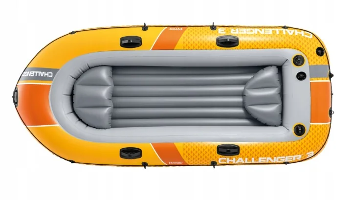 Imagine produs 4: Barcă gonflabilă Challenger pentru 3 persoane, 320 kg, 295 x 137 x 43 cm, pompă, vâsle INTEX 66313