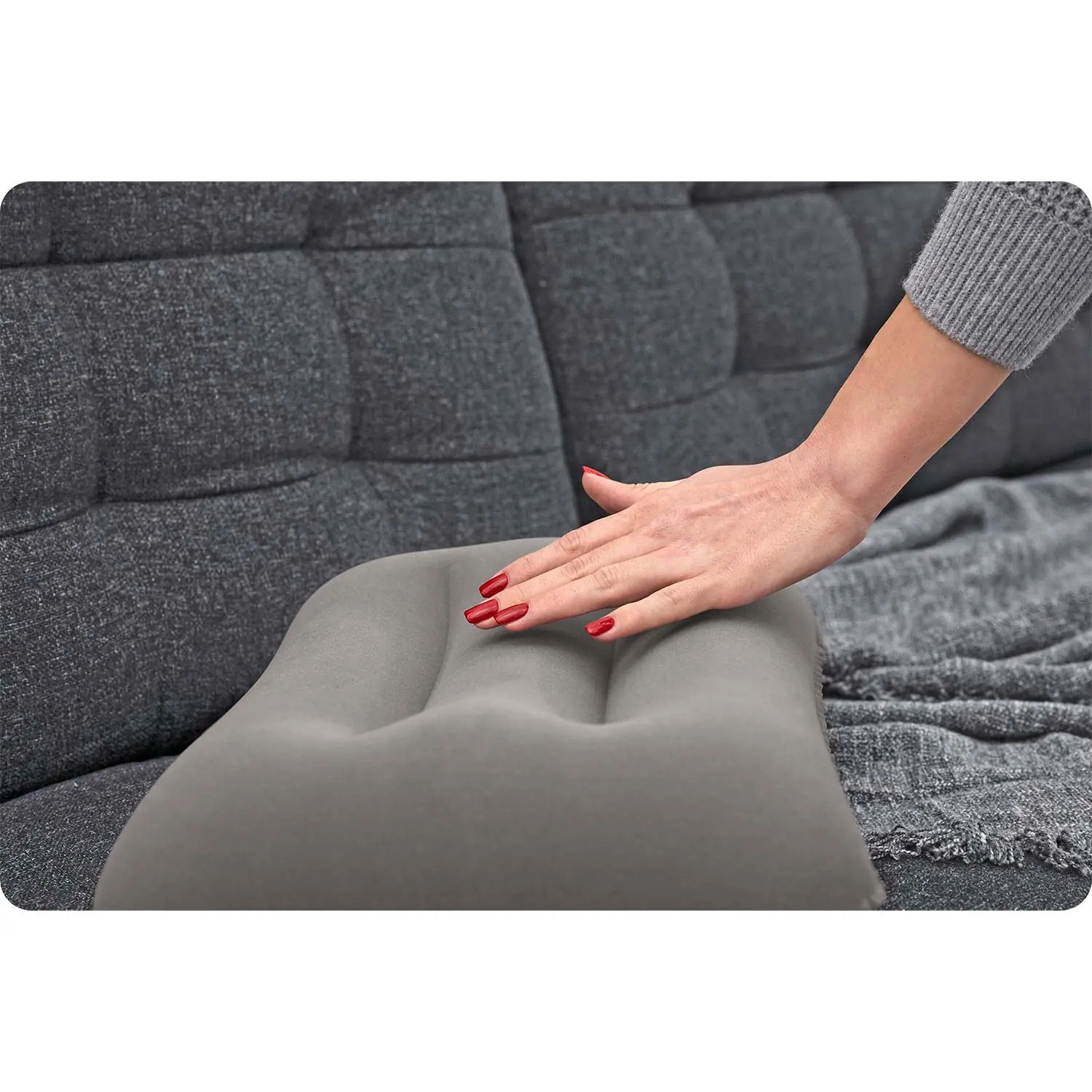 Termékkép 11: Felfújható velúr párna 42 x 26 cm Bestway 67121