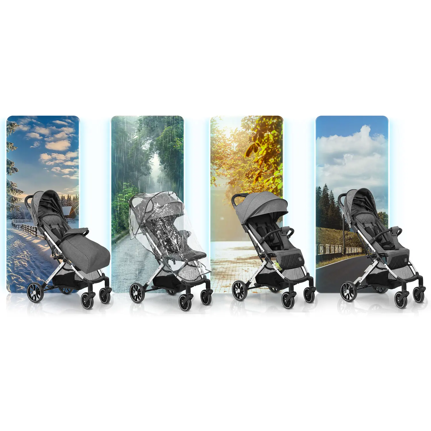 Termékkép 16: Paseo sport babakocsi, sötétszürke