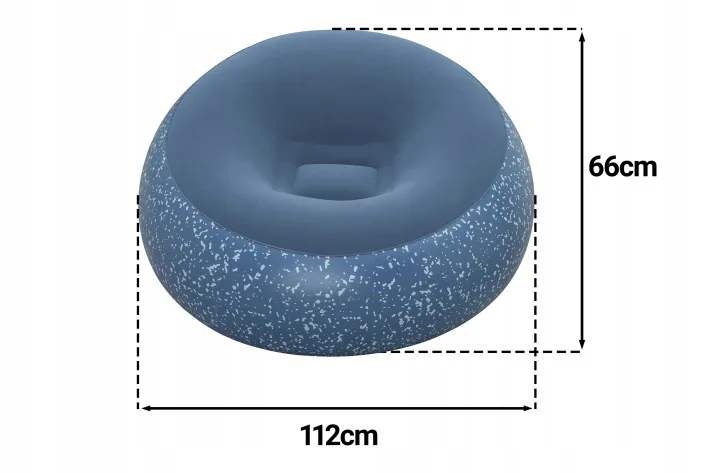 Detail produktu 4: Nafukovací křeslo, nafukovací pufa, sedací vak 112x112 cm Bestway 75154