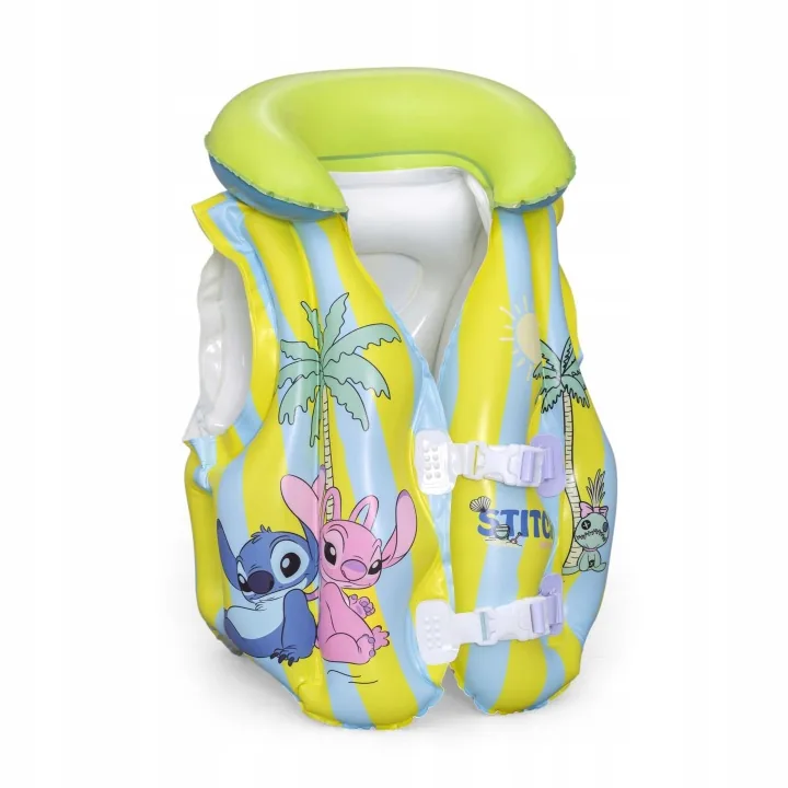 Lilo és Stitch úszástanuló mellény M/L Bestway 51 x 46 cm 9104R