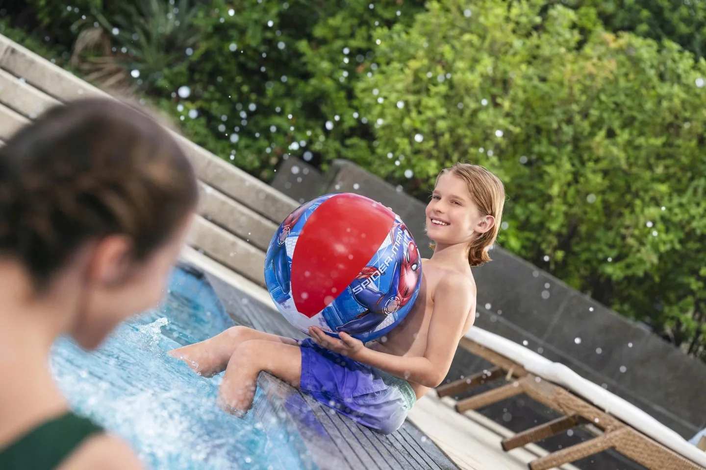 Termékkép 3: Spider-Man felfújható strandlabda 51 cm Bestway 98002N