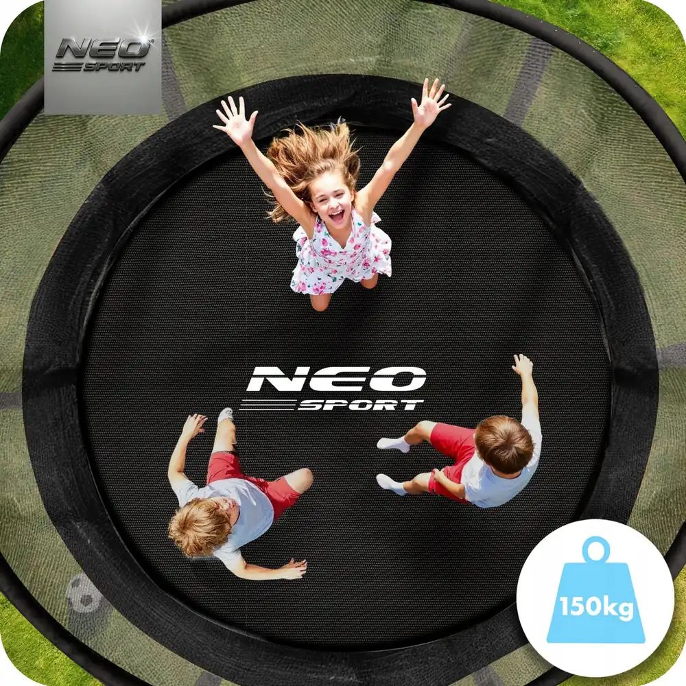 Termékkép 15: Neo-Sport kerti, profilozott trambulin 12 ft/374 cm belső hálóval