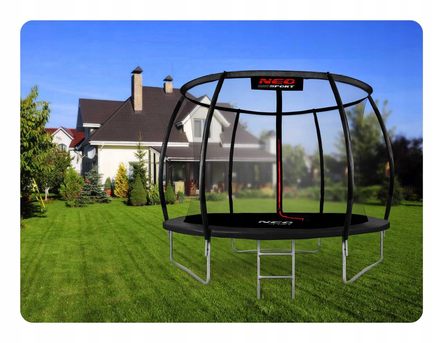 Termékkép 8: Neo-Sport profilozott kerti trambulin 8 ft/252 cm belső hálóval