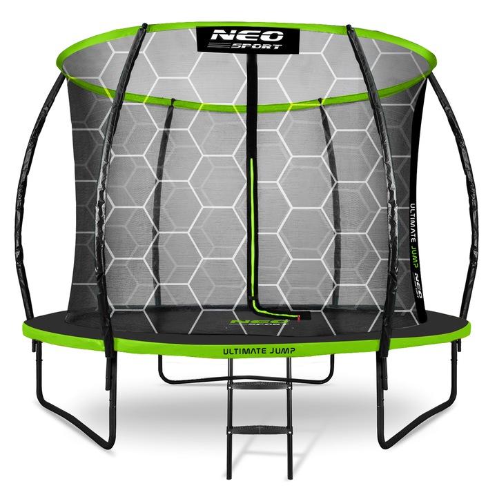 Profilozott kerti trambulin 10 ft/312 cm belső hálóval, Neo-Sport