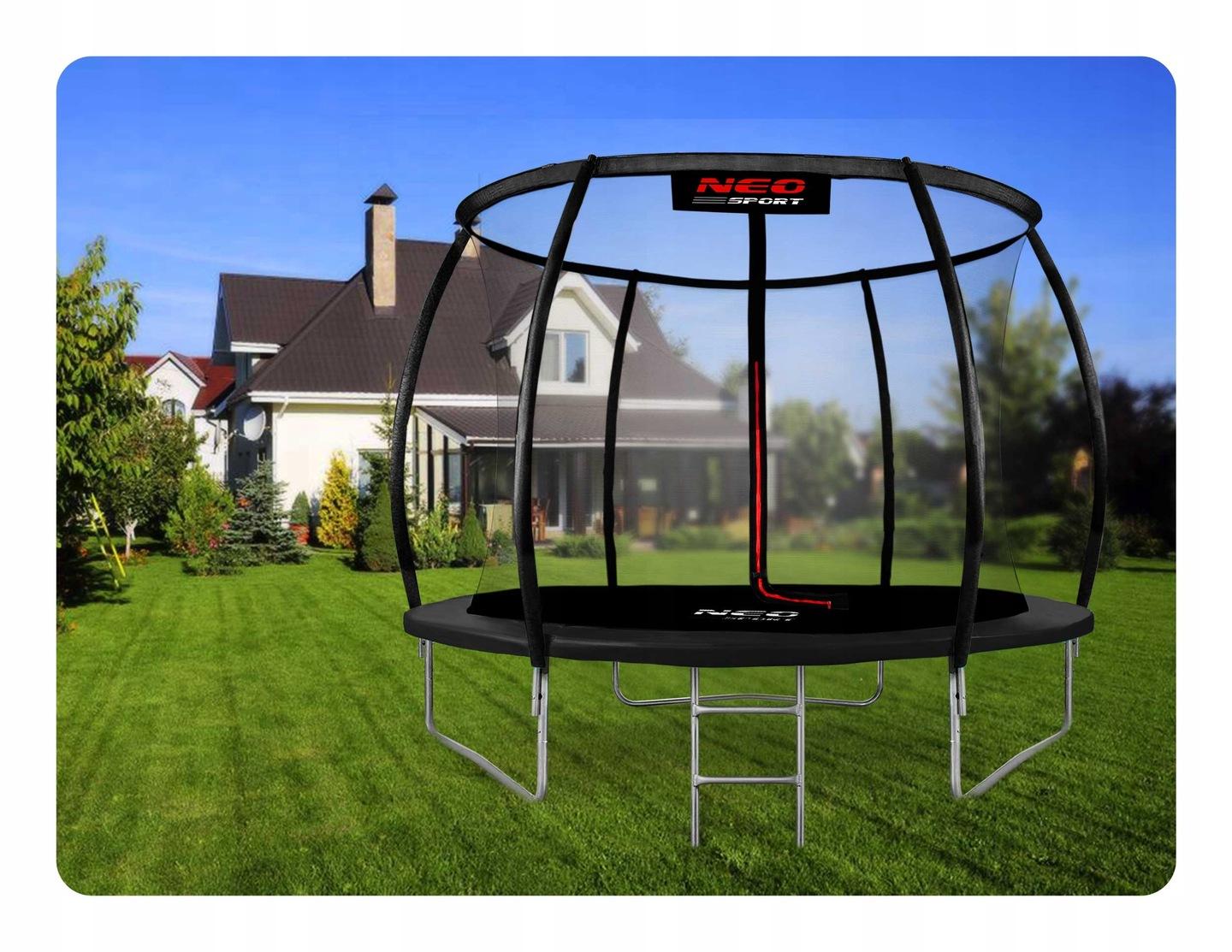 Termékkép 8: Profilozott kerti trambulin 10 ft/312 cm belső hálóval, Neo-Sport