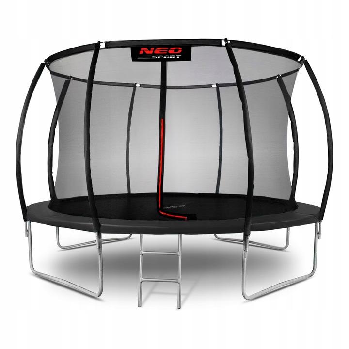 Neo-Sport kerti, profilozott trambulin 12 ft/374 cm belső hálóval