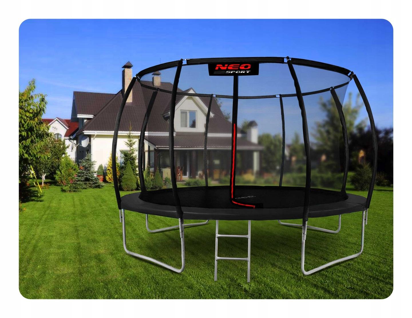Termékkép 8: Neo-Sport kerti, profilozott trambulin 12 ft/374 cm belső hálóval
