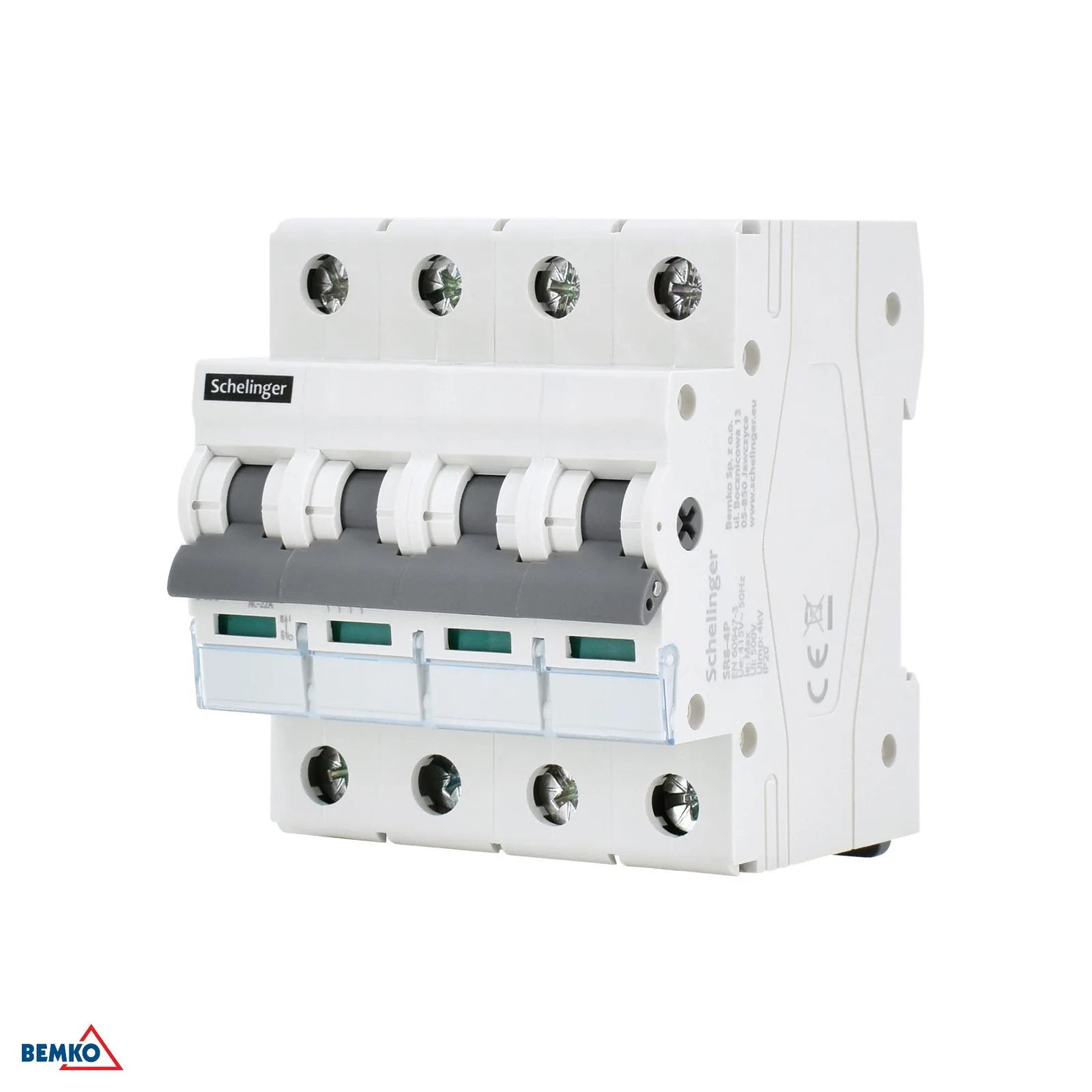 Schelinger odklopnik 4-polni 63A za DIN letev BM-A11-SR8-4P-063