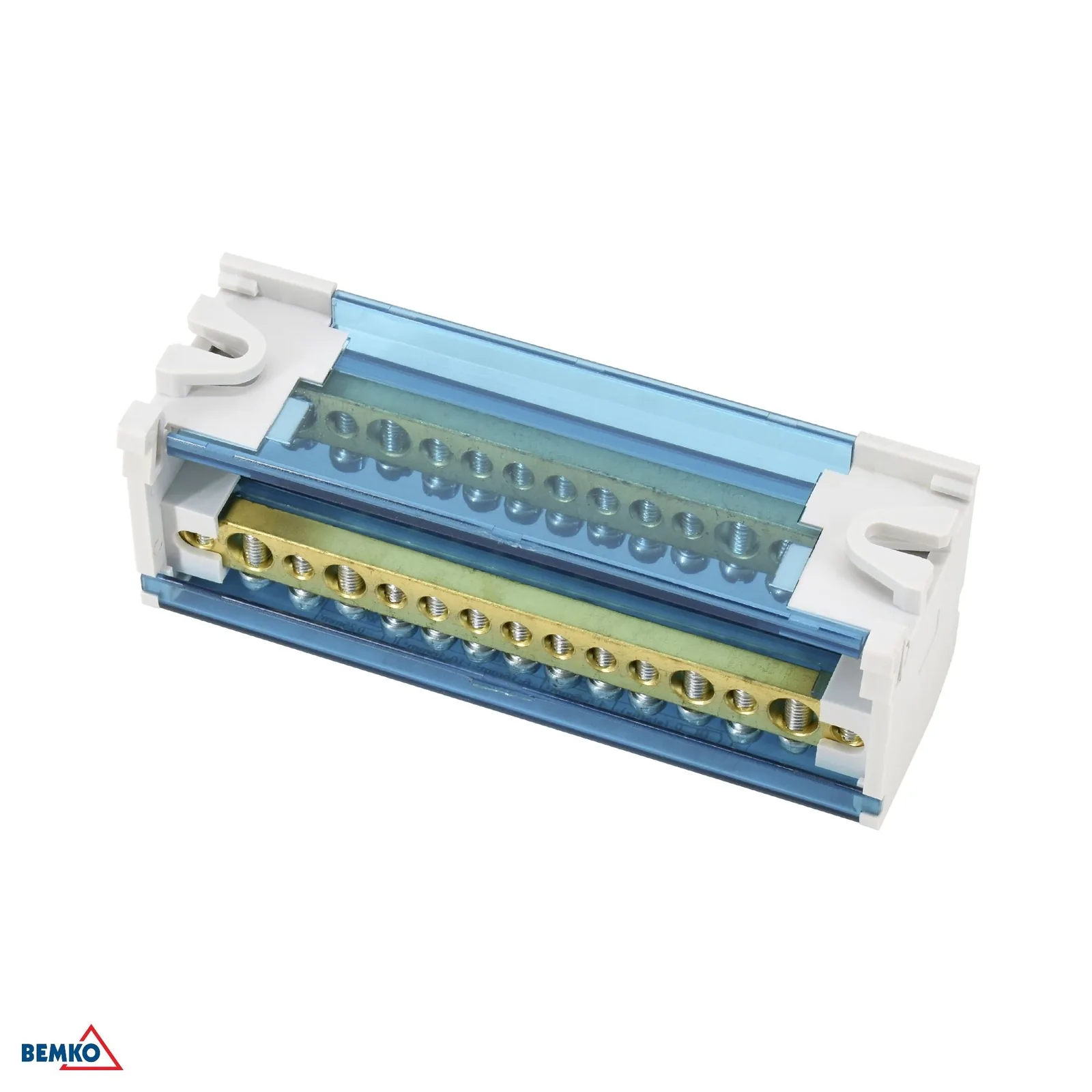 Schelinger moduláris elosztó sorkapocs 2x15, 125 A, IP20, DIN-sínre BM-A18-MDB-215