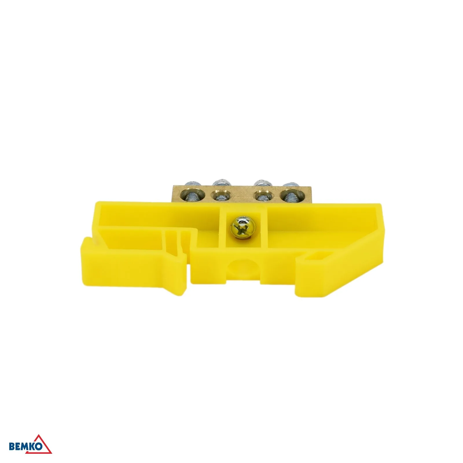 Schelinger spončna letevna sponka na DIN letev 35 mm, prehodna, 125 A, 500 V BM-A18-TBI-8X12-04P-ZO