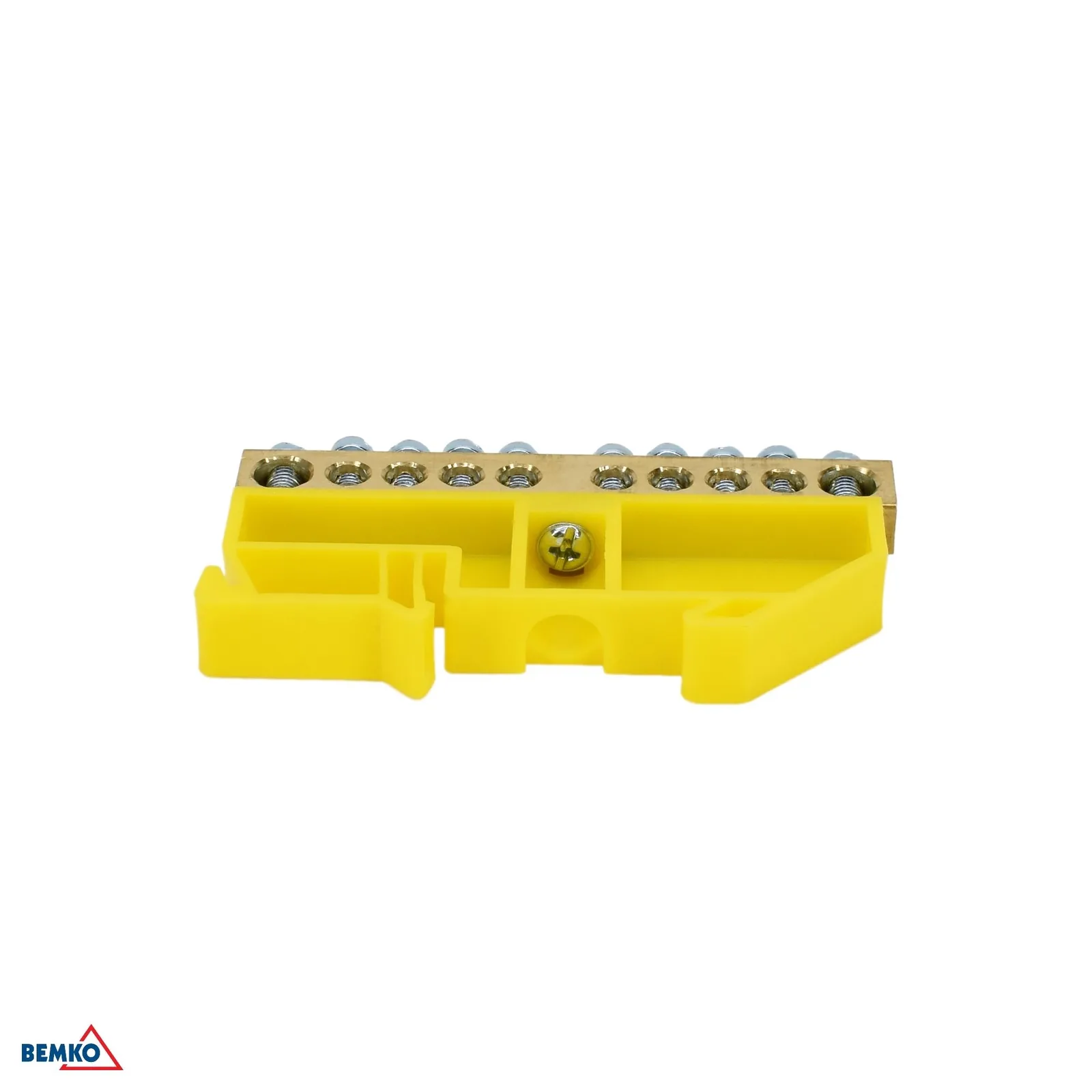Schelinger sorkapocs DIN sínre 35 mm 125A 500V 10× 6 mm 1 modul BM-A18-TBI-8X12-10P-ZO