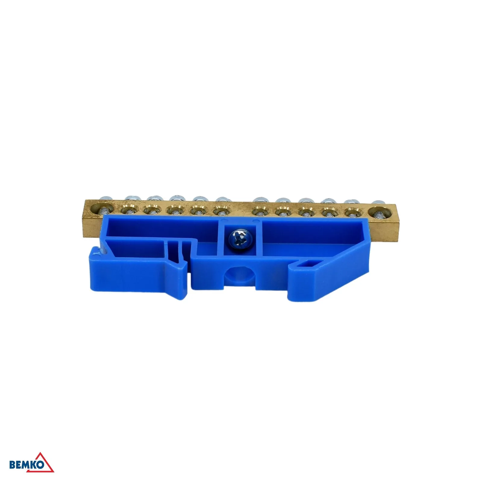 Schelinger sorkapocs DIN sínre 12X6 mm, 125A, 500V, 1 modul BM-A18-TBI-8X12-12P-NI
