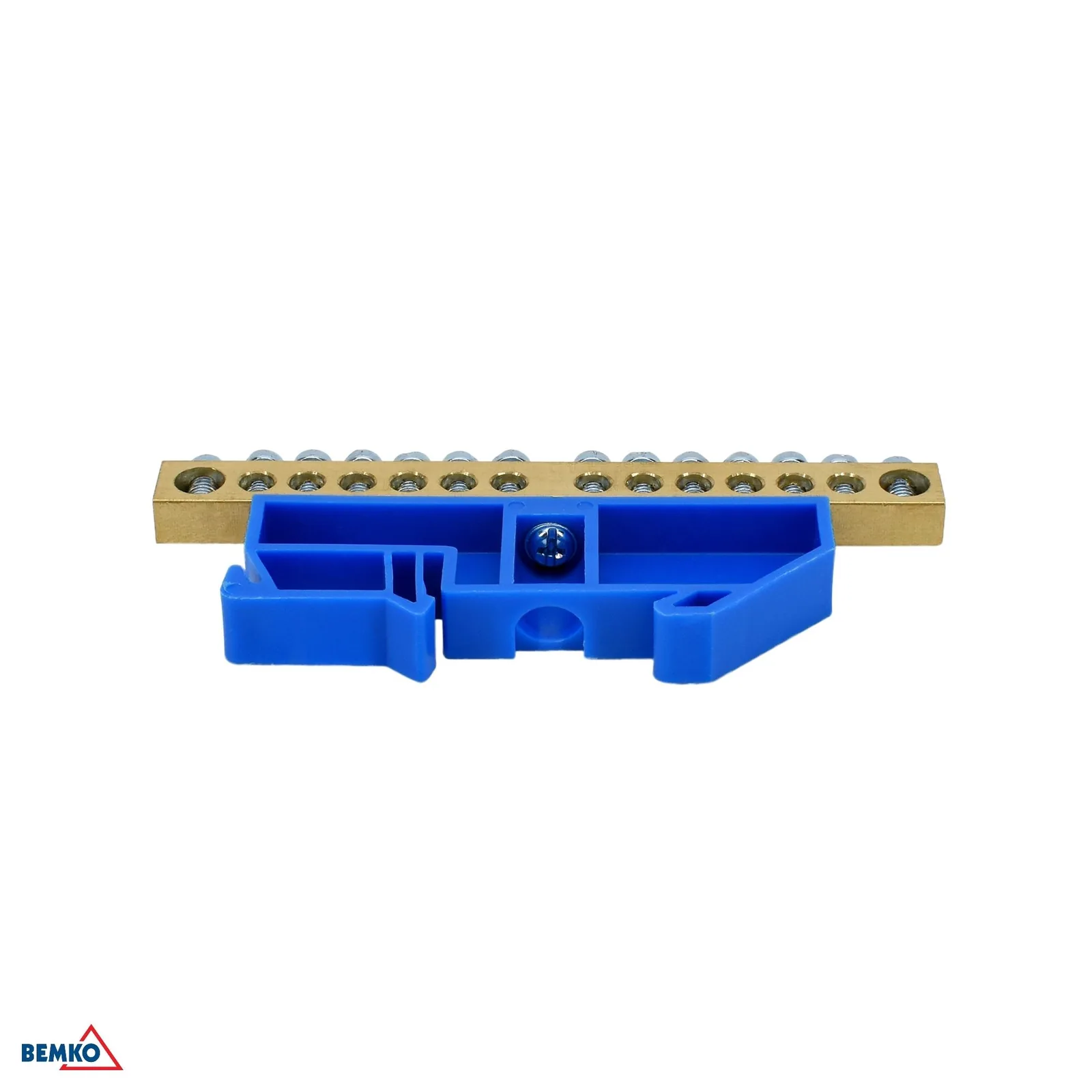 Schelinger sorkapocs DIN-sínre 125A 500V, kék, 14 x 6 mm, 1 modul BM-A18-TBI-8X12-14P-NI