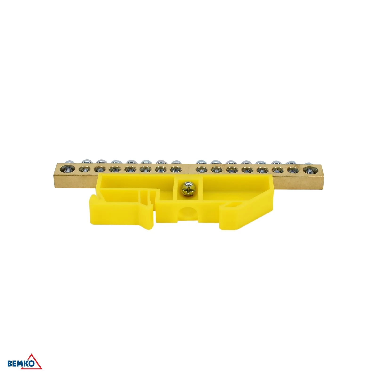 Schelinger sorkapocs 35 mm-es DIN sínre, 125 A, 6 mm², sárga BM-A18-TBI-8X12-16P-ZO