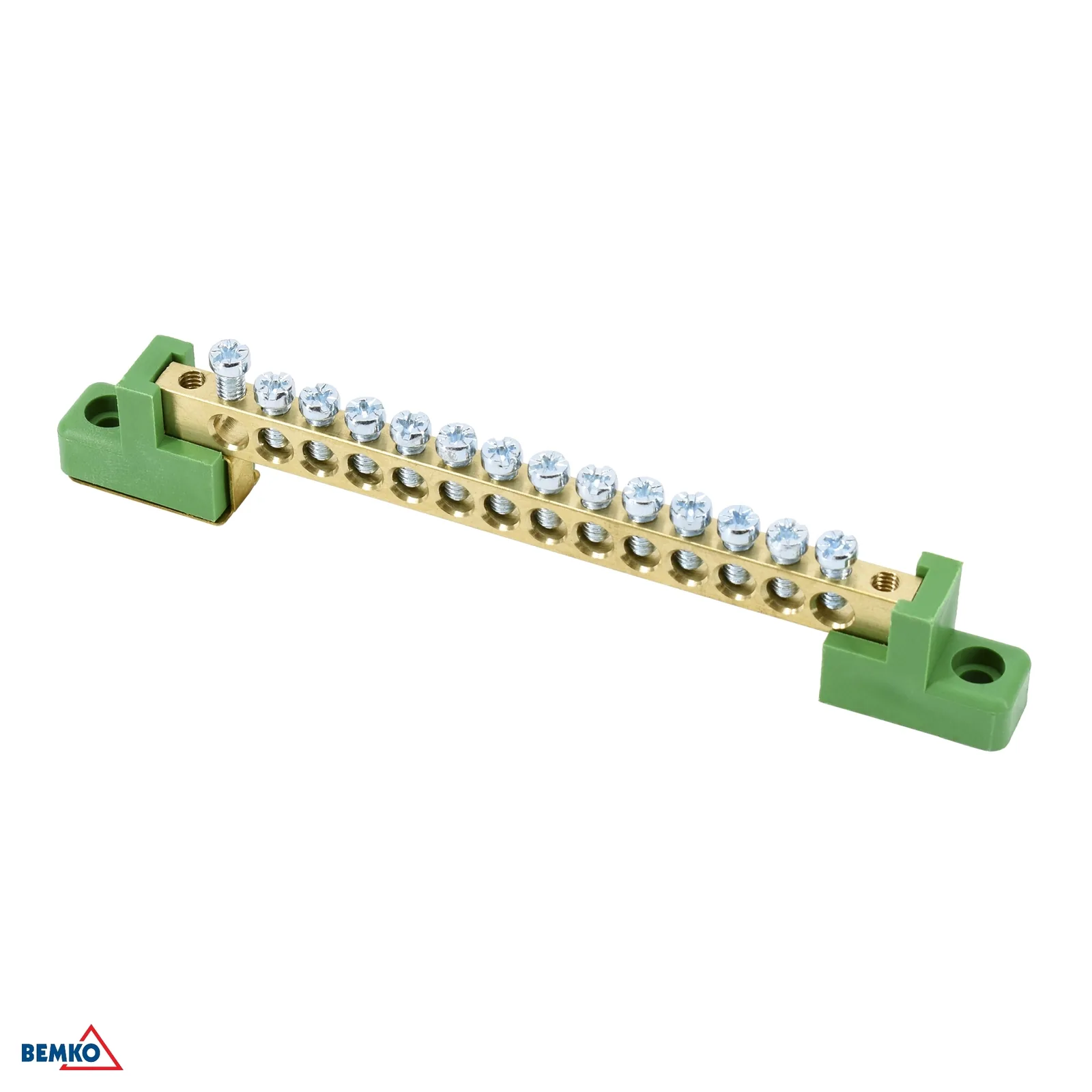 Schelinger sorkapocs lapos szigetelőkhöz, 14 csatlakozással, 63 A, 500 V, zöld, BM-A18-TBJ-6X09-14P-ZI
