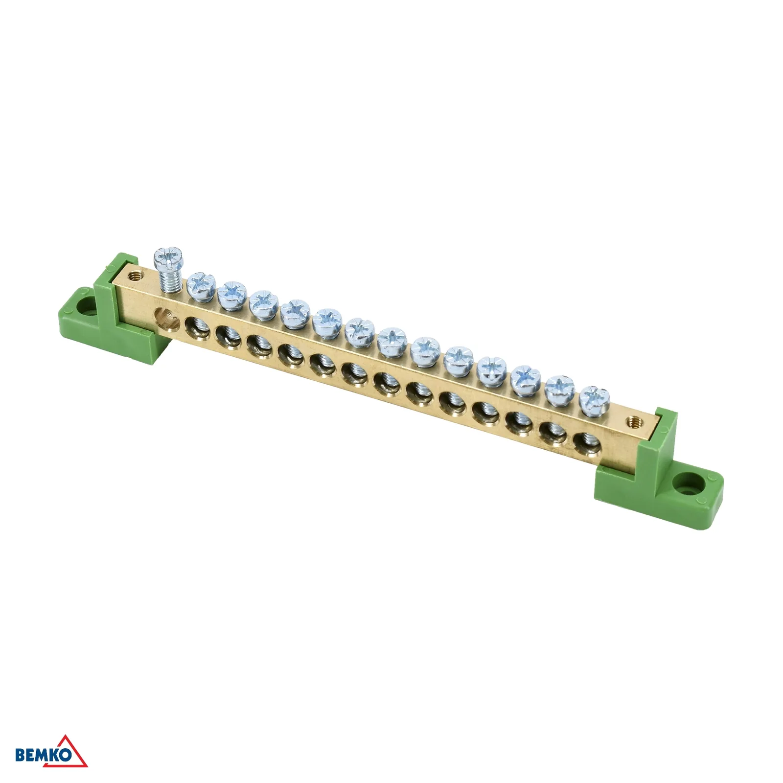 Schelinger razvodna svornica na izolatorima 125A 500V 14 stezaljki zelena BM-A18-TBJ-8X12-14P-ZI