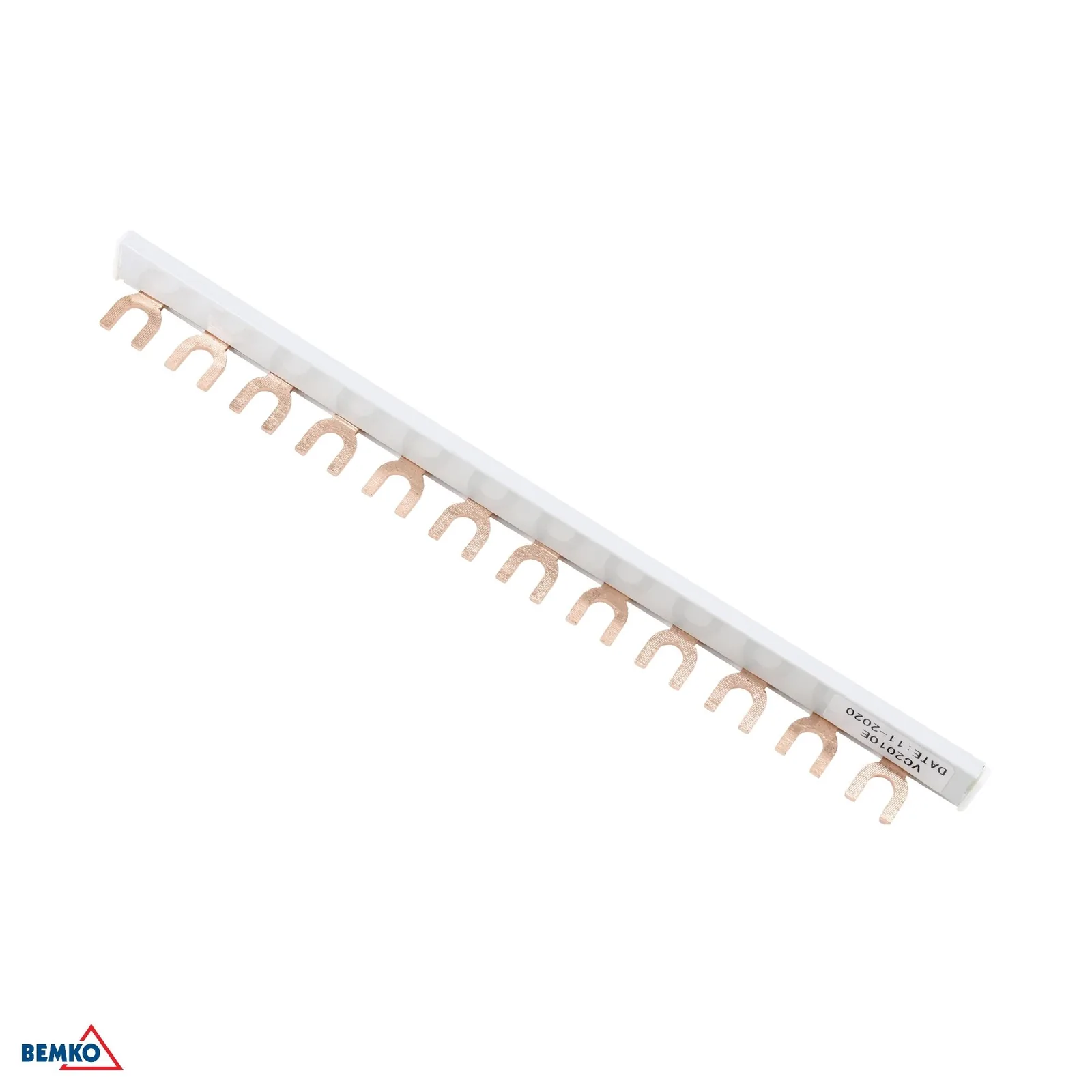 Schelinger enofazna bakrena fazna letvica tipa U 12 modulov 63 A BM-A19-BB-1F