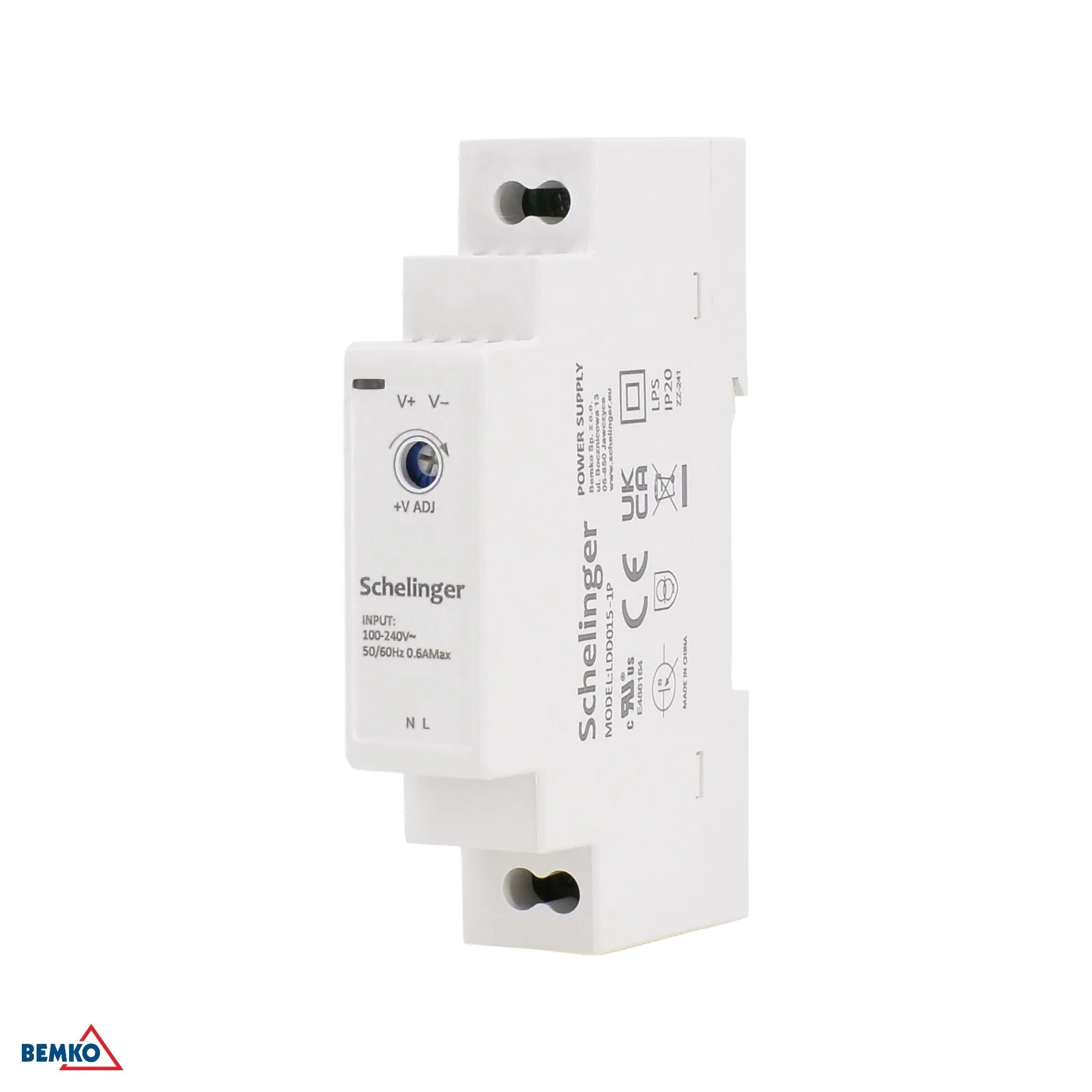 Schelinger DIN napajanje za montažu na DIN šinu 12V 15W BM-A21-LDD015-1P-12V
