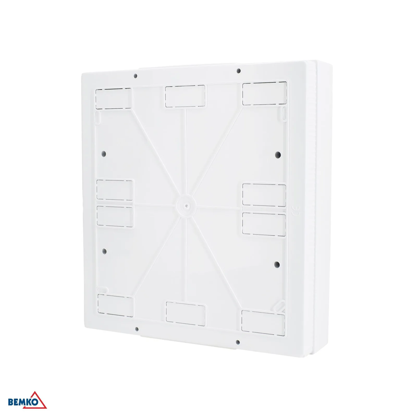 Süllyesztett helyett falon kívüli elosztószekrény IP40, 24 modul, 2X12P, ajtóval BM-A80-RDN-IP40-NPD-24P