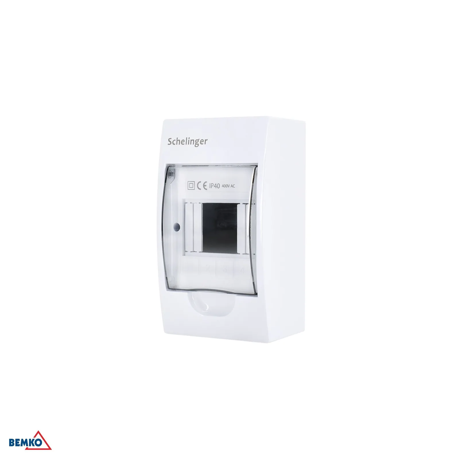 Nadžbukna razvodna kutija IP40 sa stezaljkama N+PE, 1X4P BM-A80-RDN-IP40-NPE-04P