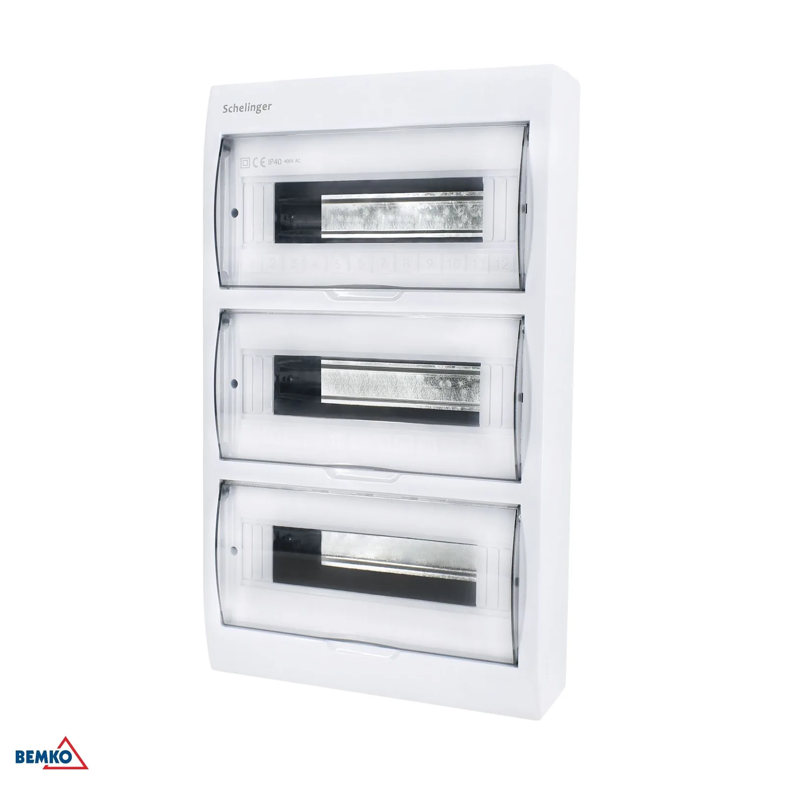 Nadžbukna razvodna kutija IP40 36 modula 36N+36PE BM-A80-RDN-IP40-NPE-36P