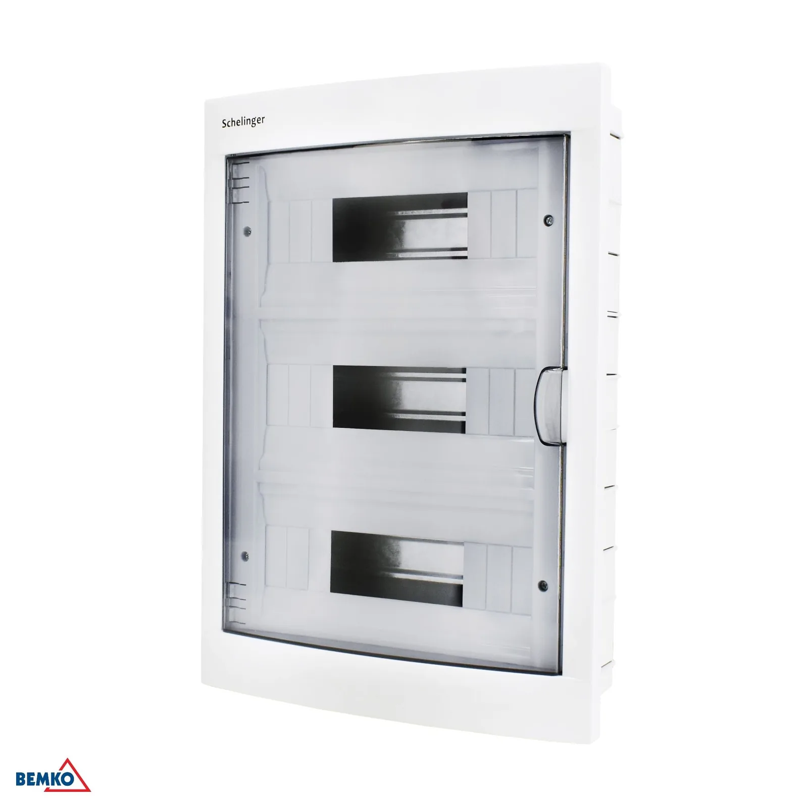 Vgradna podometna razdelilna omarica IP40, 36 modulov, 3x12, ena vrata Schelinger BM-A80-RDP-IP40-NPD-36P