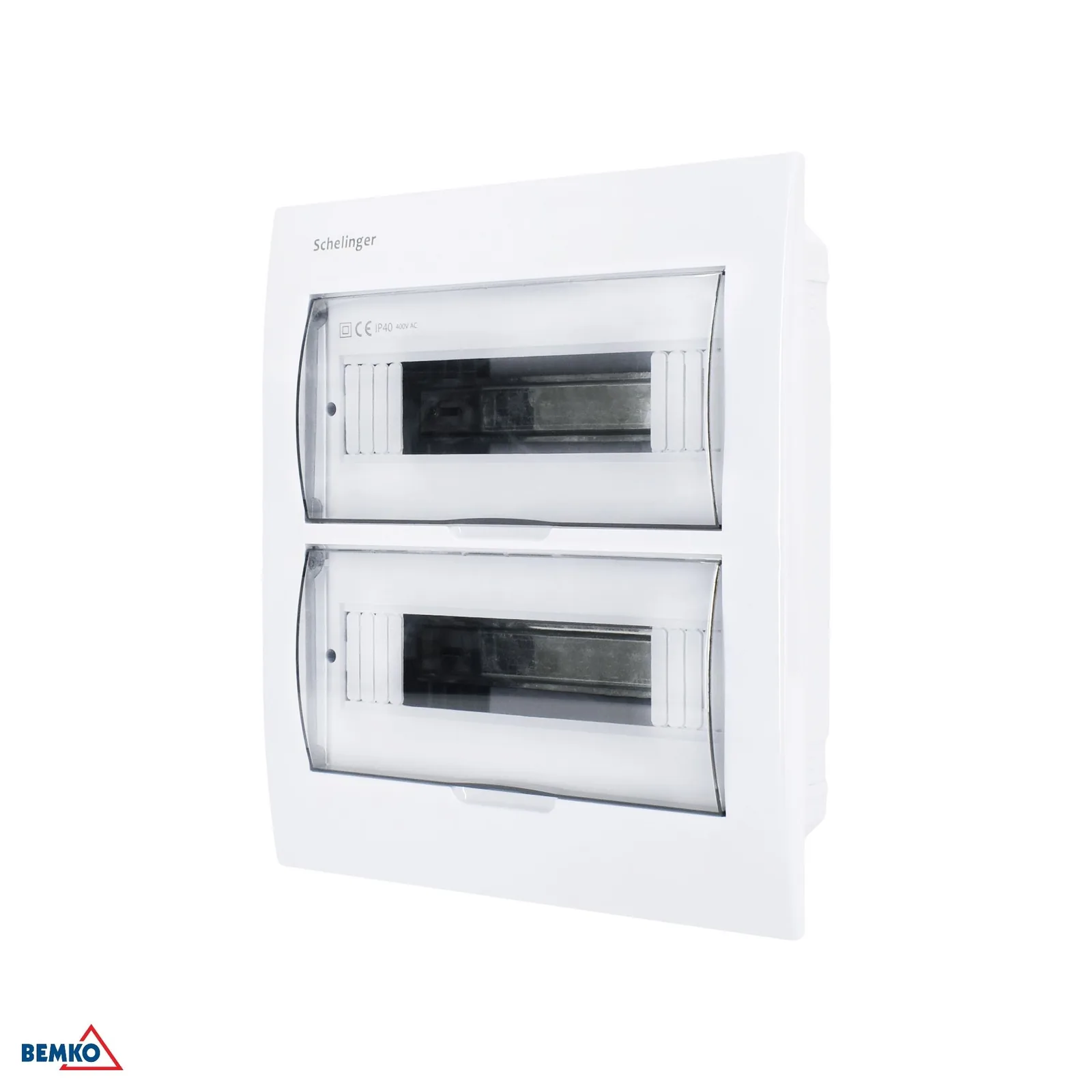 Nadžbukna razvodna kutija IP40 24N+24PE 2X12 modula Schelinger BM-A80-RDP-IP40-NPE-24P