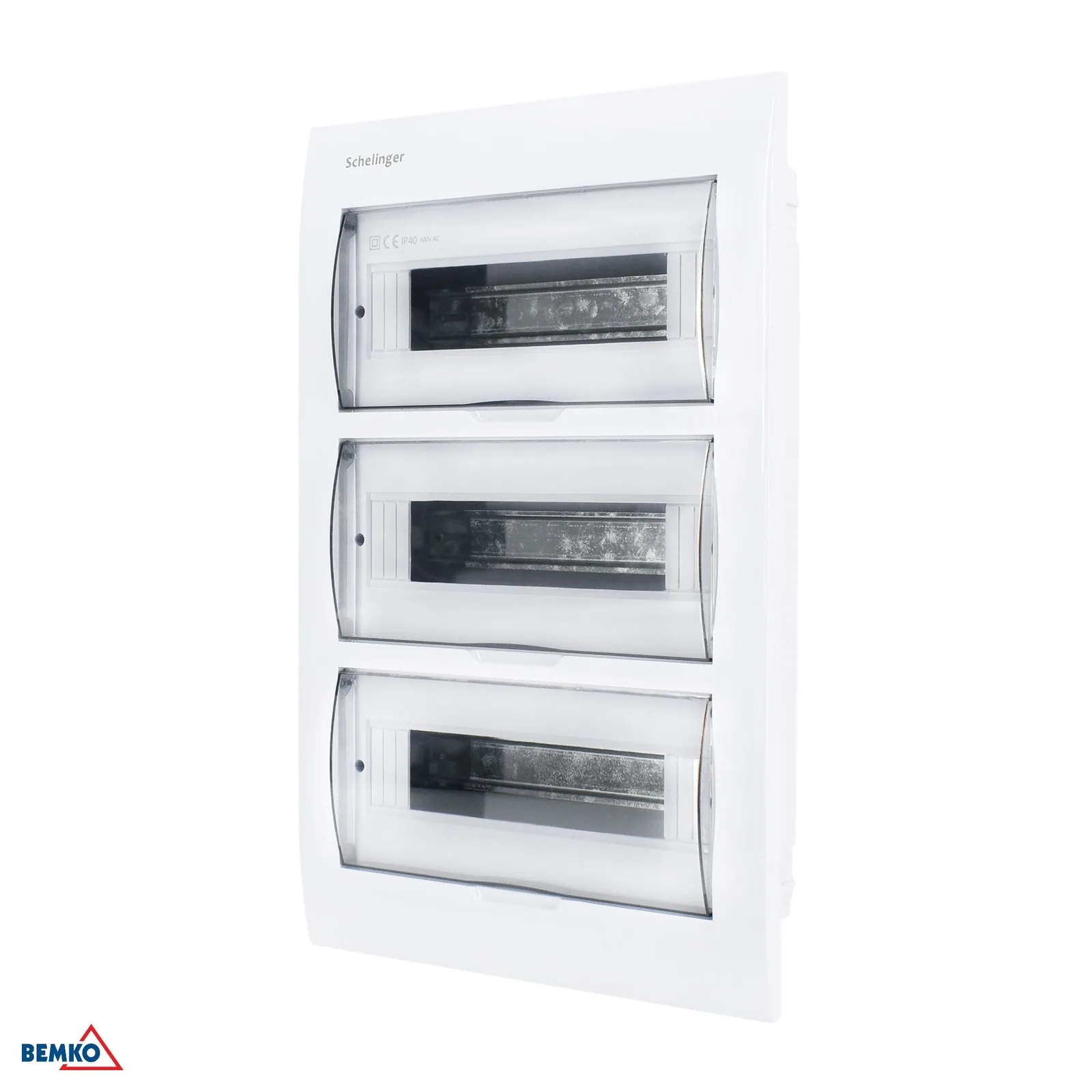 Süllyesztett elosztószekrény IP40, 36 modul, N és PE sorkapoccsal BM-A80-RDP-IP40-NPE-36P
