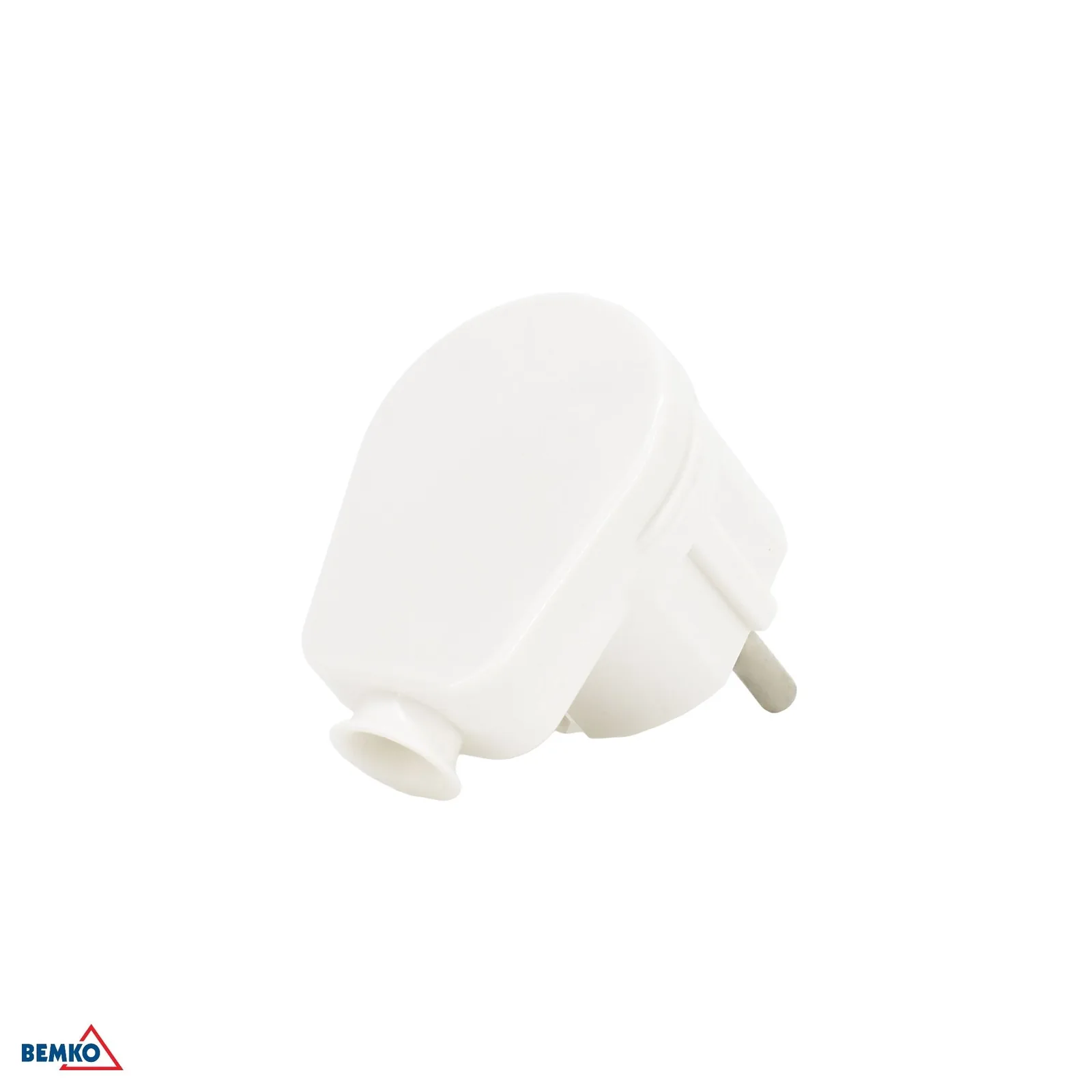 Kutna utikačka Schuko 16A 250V bijela Bemko BM-B22-HS-P01C-WH