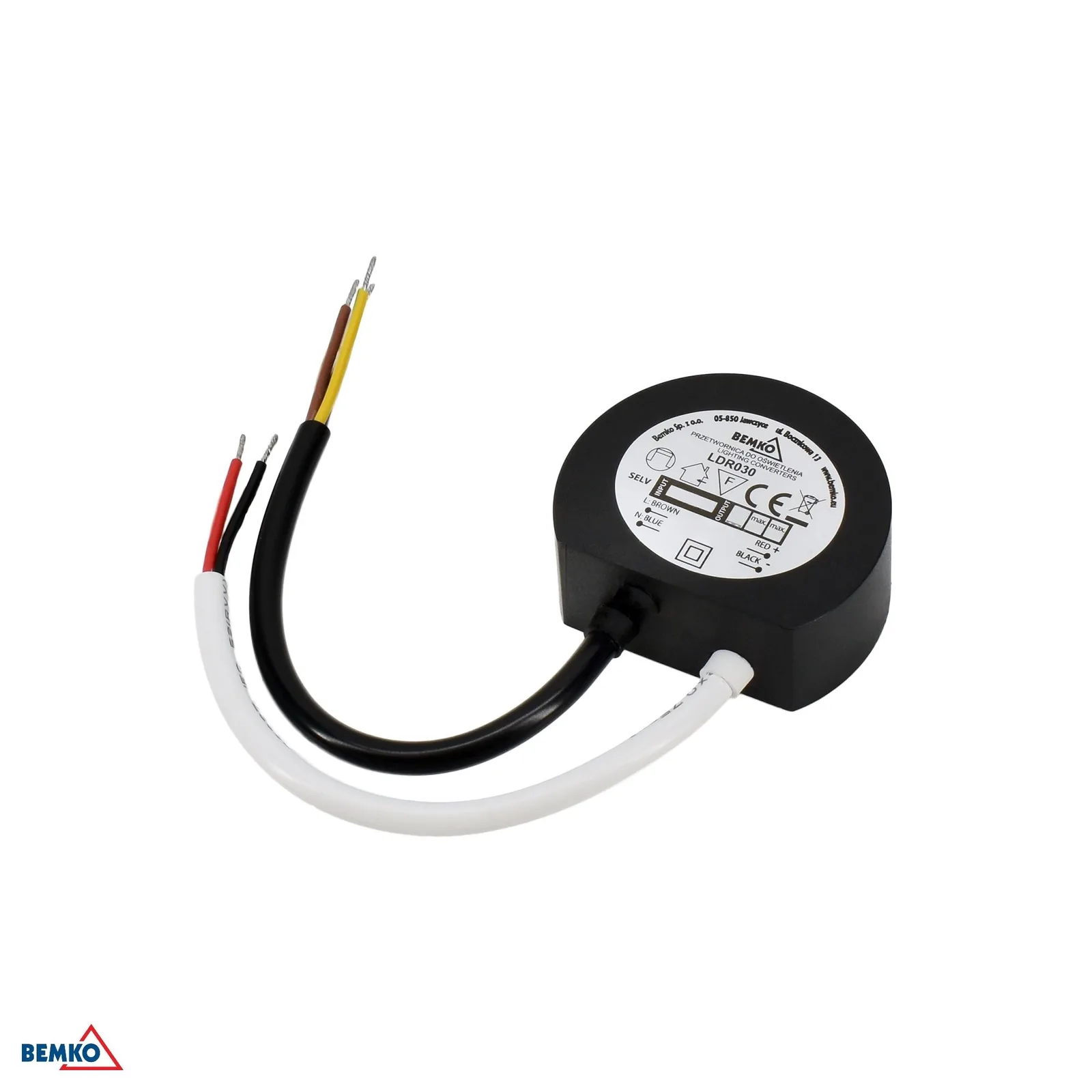 Bemko 24V DC 30W IP67 tápegység BM-B43-LDR030-24V